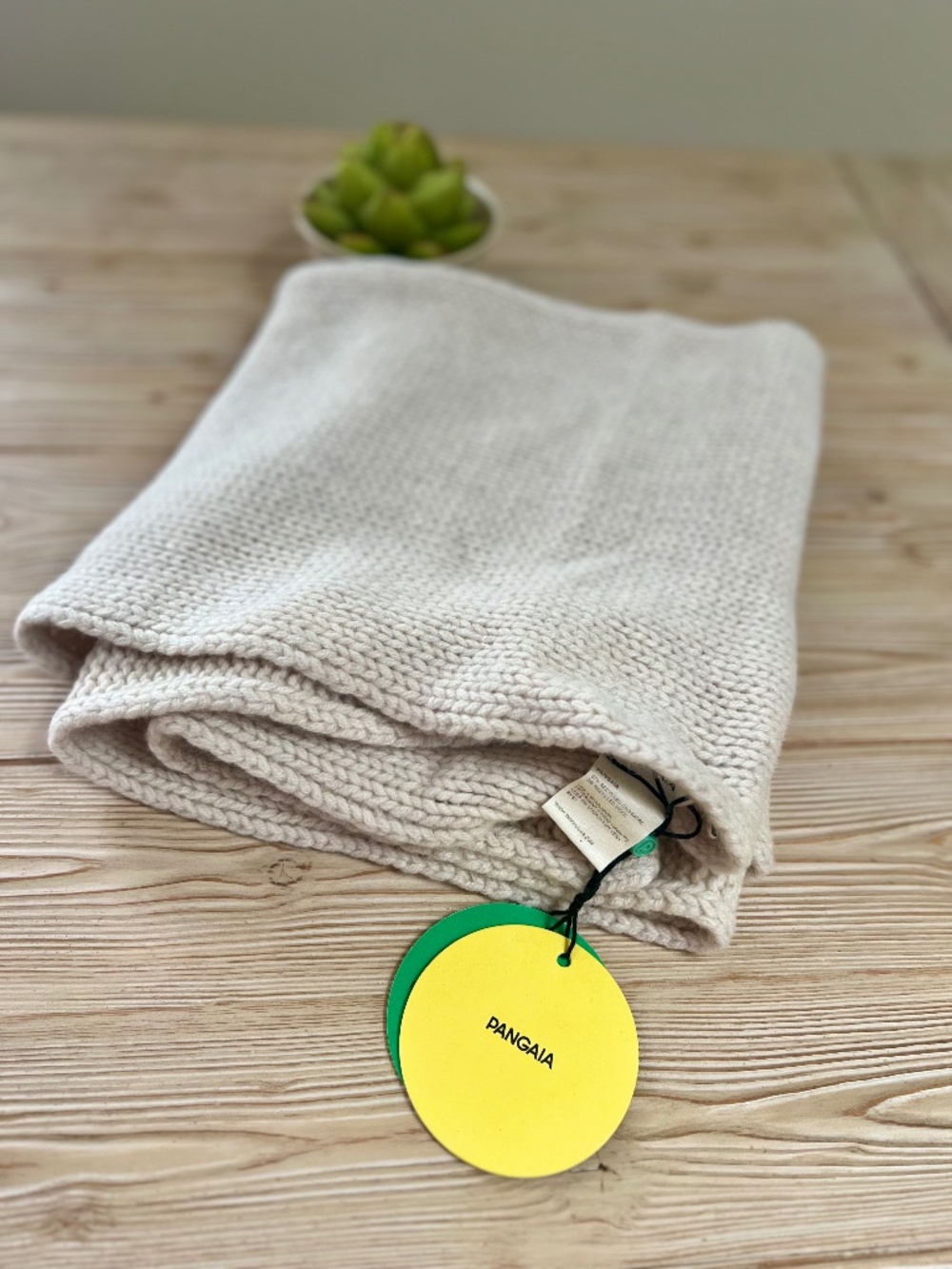 PANGAIA Cashmere Scarf Luxury Minimalist Unisex